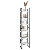 Storage Shelf White 60x30x210 cm Engineered Wood