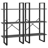 Storage Shelf Grey 60x30x210 cm Engineered Wood