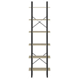 Storage Shelf Sonoma Oak 60x30x210 cm Engineered Wood - 45-Degree Angle