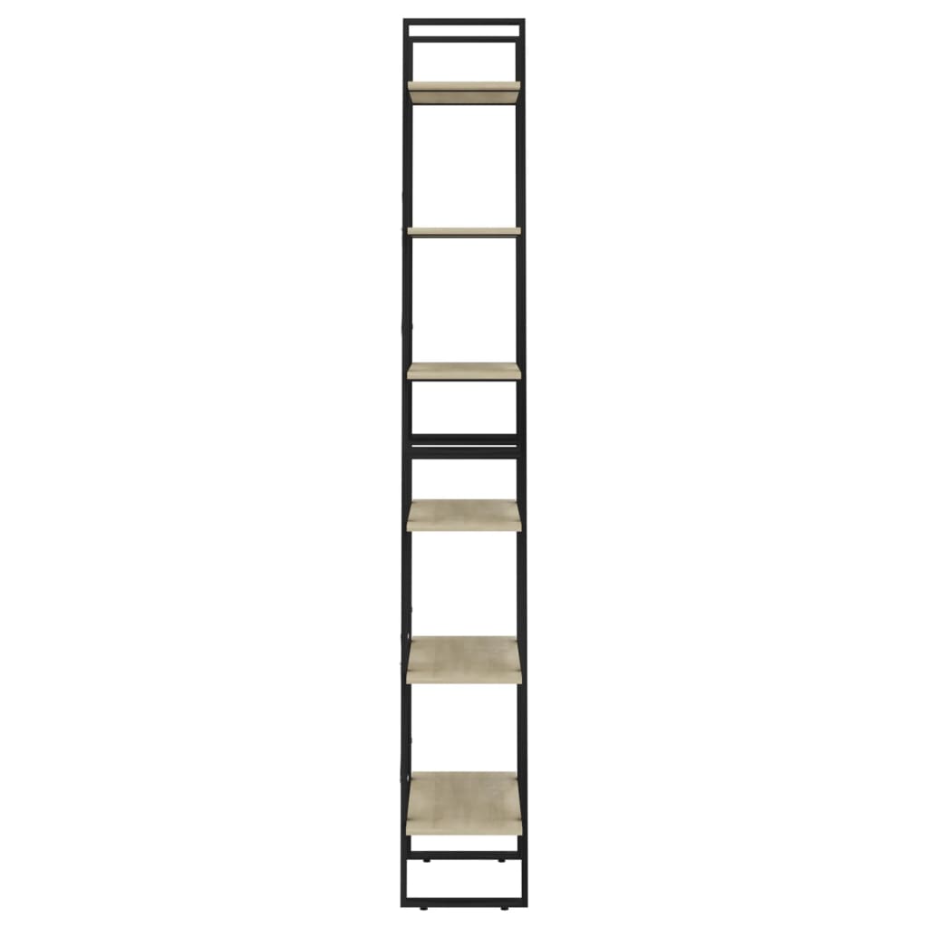 Storage Shelf Sonoma Oak 60x30x210 cm Engineered Wood