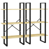 Storage Shelf 60x30x210 cm Solid Wood Pine - Side View