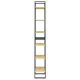 Storage Shelf 60x30x210 cm Solid Wood Pine - Rear View