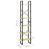 Storage Shelf 60x30x210 cm Solid Wood Pine - Extra Image