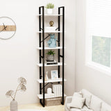 Storage Shelf White 60x30x210 cm Solid Wood Pine - Top-Down View