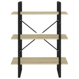 Book Cabinet Sonoma Oak 80x30x105 cm Engineered Wood