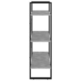 Book Cabinet Concrete Grey 80x30x105 cm Engineered Wood - Top-Down View