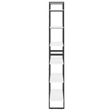 High Cabinet White 80x30x210 cm Engineered Wood - Rear View