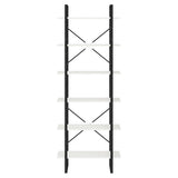 High Cabinet White 80x30x210 cm Solid Pine Wood - 45-Degree Angle