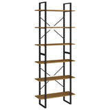 High Cabinet 80x30x210 cm Solid Pine Wood - Front View