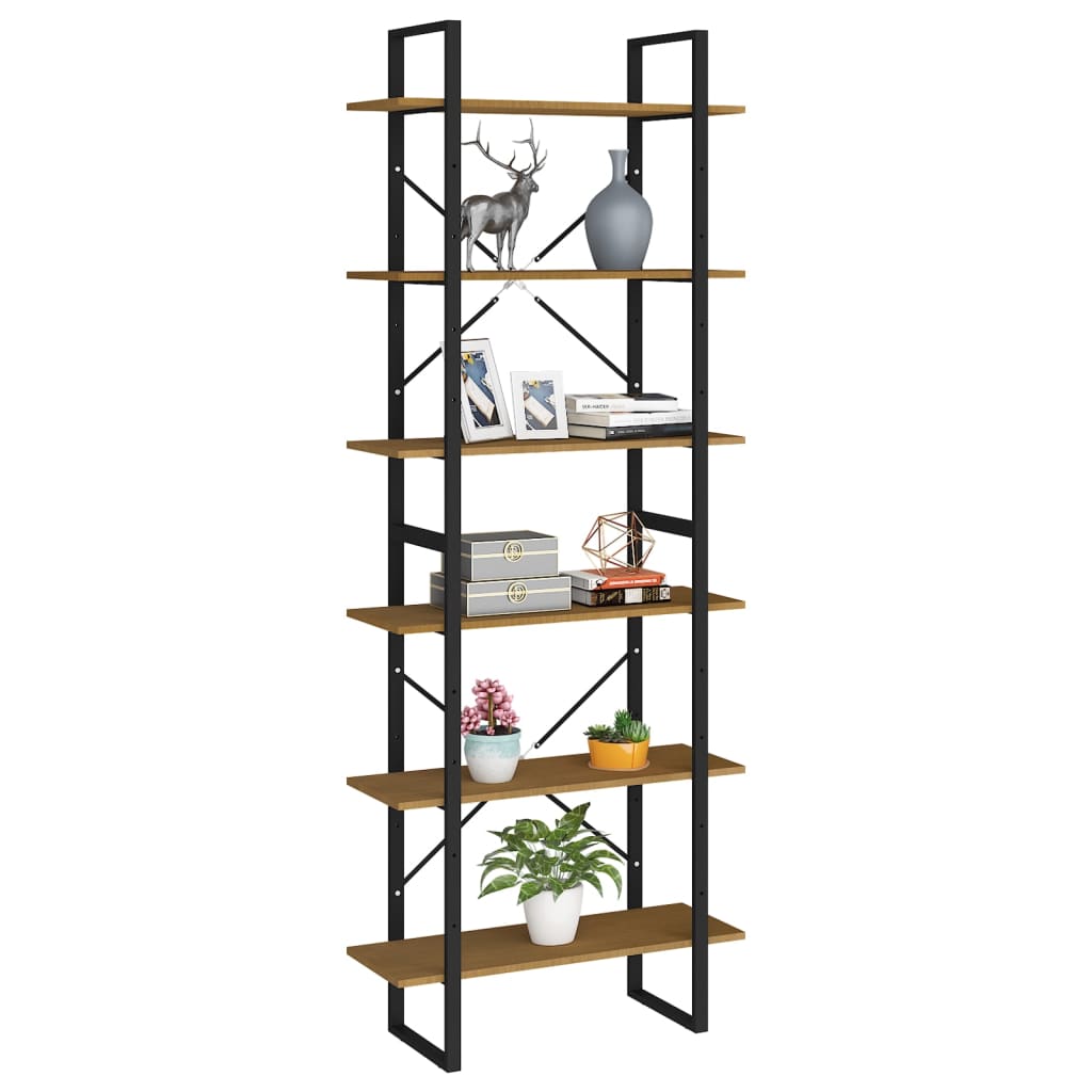 High Cabinet 80x30x210 cm Solid Pine Wood