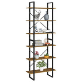 High Cabinet 80x30x210 cm Solid Pine Wood - Side View