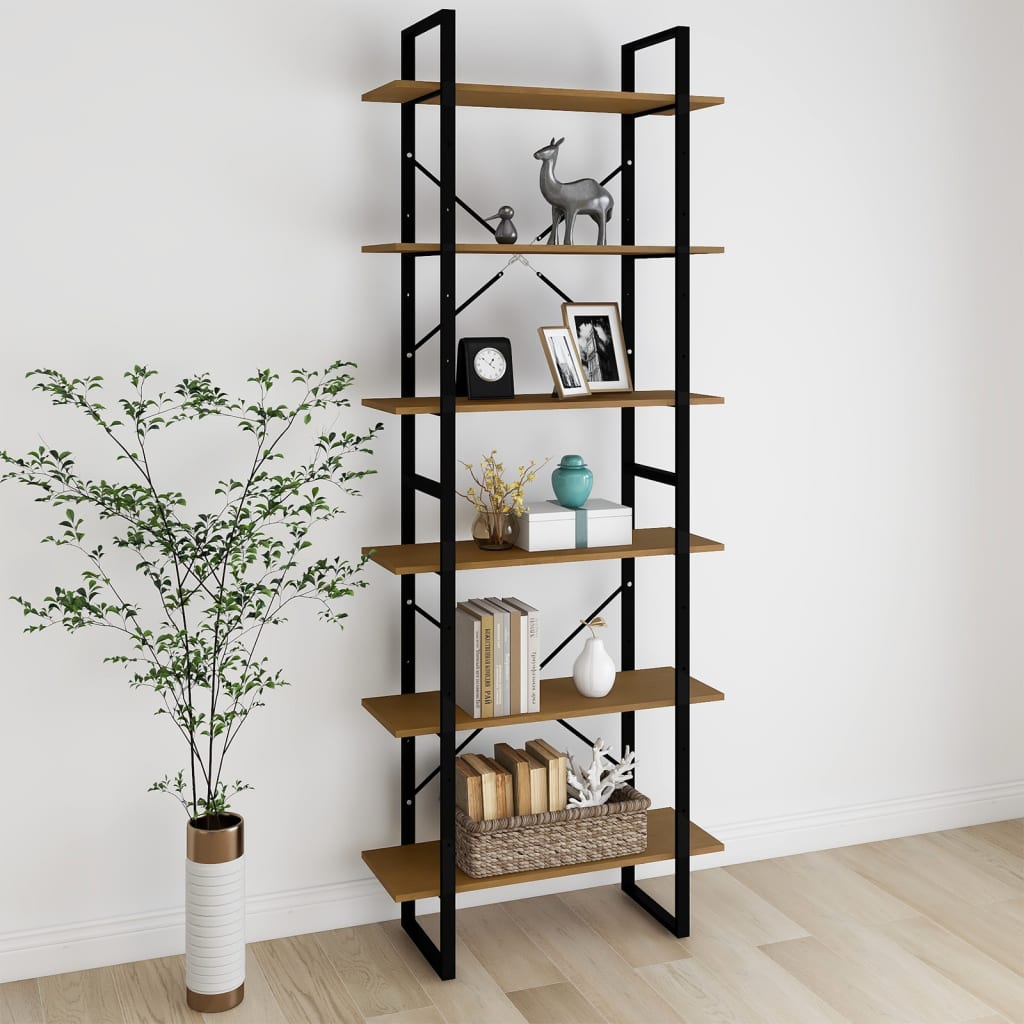 High Cabinet 80x30x210 cm Solid Pine Wood