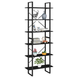 High Cabinet Black 80x30x210 cm Solid Pine Wood