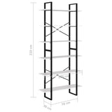 High Cabinet White 100x30x210 cm Engineered Wood - Low Angle
