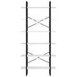 High Cabinet White 100x30x210 cm Solid Pine Wood - 45-Degree Angle