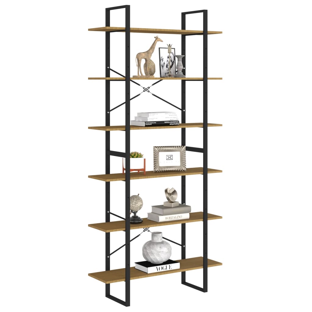 High Cabinet 100x30x210 cm Solid Pine Wood