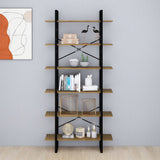 High Cabinet 100x30x210 cm Solid Pine Wood - Top-Down View