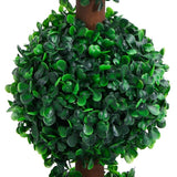 Artificial Boxwood Plant with Pot Ball Shaped Green 90 cm