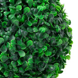 Artificial Boxwood Plant with Pot Ball Shaped Green 90 cm - Side View