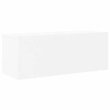 8 Piece TV Cabinet Set White Engineered Wood