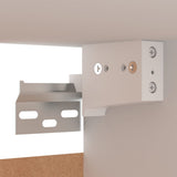 4 Piece TV Cabinet Set White Engineered Wood - Extra Image