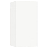 8 Piece TV Cabinet Set White Engineered Wood