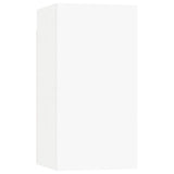 6 Piece TV Cabinet Set White Engineered Wood