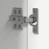 6 Piece TV Cabinet Set White Engineered Wood - Low Angle