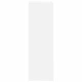 6 Piece TV Cabinet Set White Engineered Wood - 45-Degree Angle