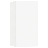 4 Piece TV Cabinet Set White Engineered Wood