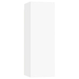 5 Piece TV Cabinet Set White Engineered Wood