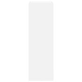 6 Piece TV Cabinet Set White Engineered Wood - Low Angle