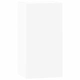 8 Piece TV Cabinet Set White Engineered Wood - 45-Degree Angle