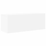 8 Piece TV Cabinet Set White Engineered Wood