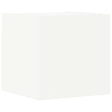 8 Piece TV Cabinet Set White Engineered Wood