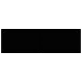TV Cabinets 4 pcs Black 100x30x30 cm Engineered Wood
