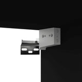 TV Cabinets 4 pcs Black 100x30x30 cm Engineered Wood - Close-Up Angle