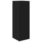 10 Piece TV Cabinet Set Black Engineered Wood