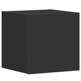 5 Piece TV Cabinet Set Black Engineered Wood