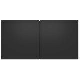 10 Piece TV Cabinet Set Black Engineered Wood - Extra Image