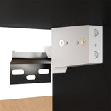 4 Piece TV Cabinet Set Black Engineered Wood - Extra Image