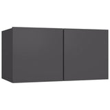 TV Cabinets 4 pcs Grey 60x30x30 cm Engineered Wood - Top-Down View