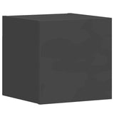 5 Piece TV Cabinet Set Grey Engineered Wood - Low Angle