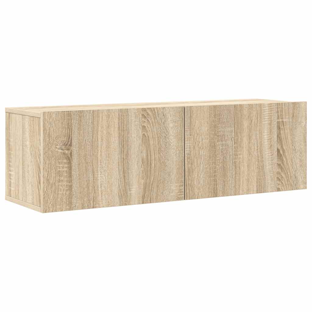 6 Piece TV Cabinet Set Sonoma Oak Engineered Wood