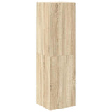 6 Piece TV Cabinet Set Sonoma Oak Engineered Wood - 45-Degree Angle