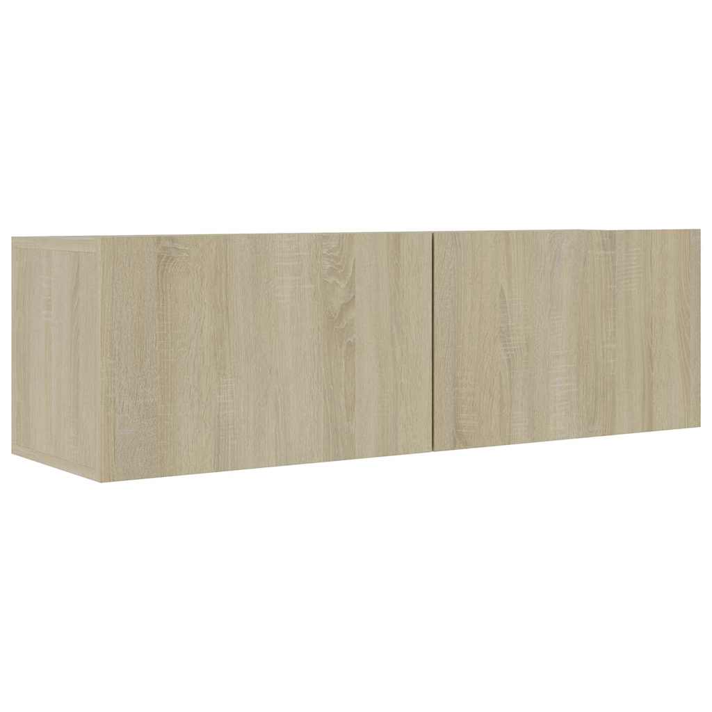 9 Piece TV Cabinet Set Sonoma Oak Engineered Wood
