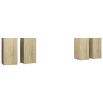 4 Piece TV Cabinet Set Sonoma Oak 30,5x30x60 cm Engineered Wood