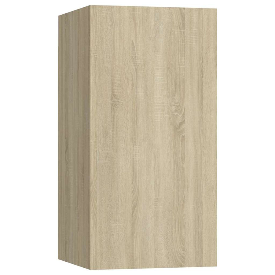 4 Piece TV Cabinet Set Sonoma Oak 30,5x30x60 cm Engineered Wood