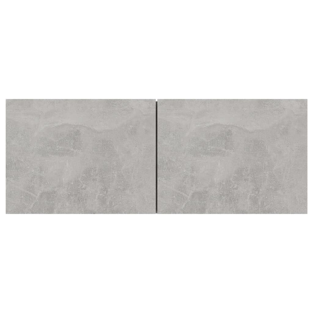 8 Piece TV Cabinet Set Concrete Grey Engineered Wood