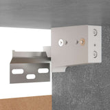 8 Piece TV Cabinet Set Concrete Grey Engineered Wood - Close-Up Angle